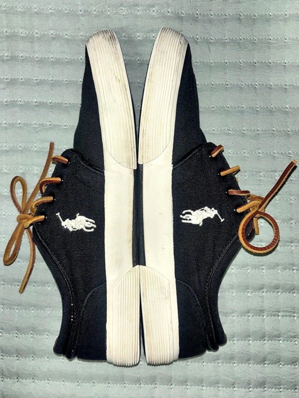 Polo Ralph Lauren Faxon Low Sneakers - Black Canvas - M11